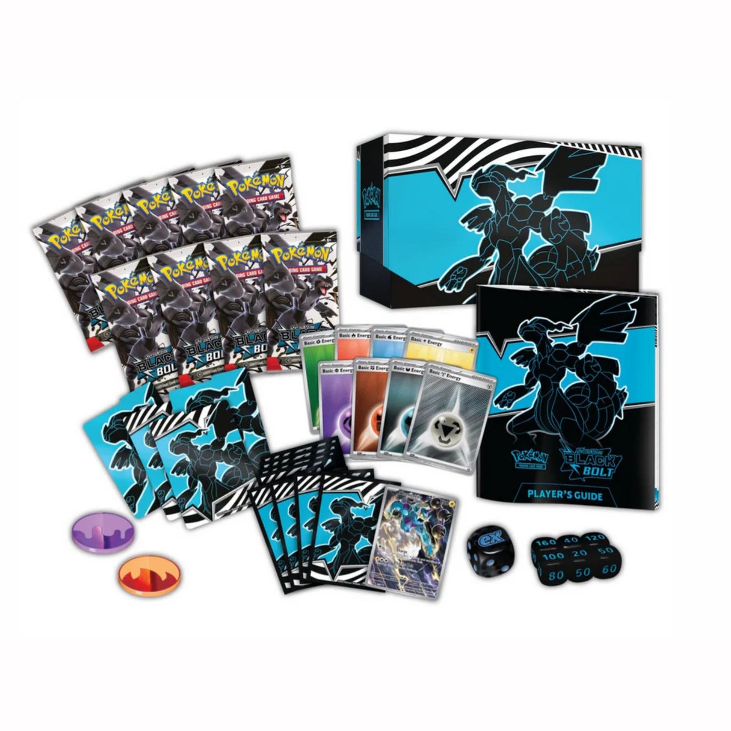 Caja de Entrenador Elite Fulgor Negro Español Latino