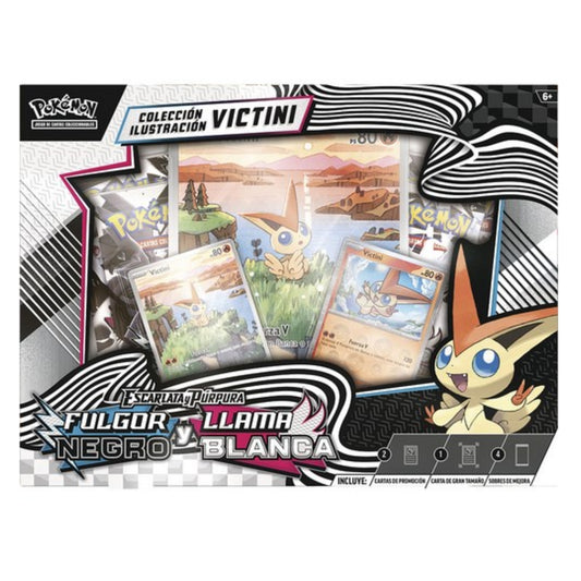 Pokèmon Llamarada Blanca y Fulgor Negro Colección Victini