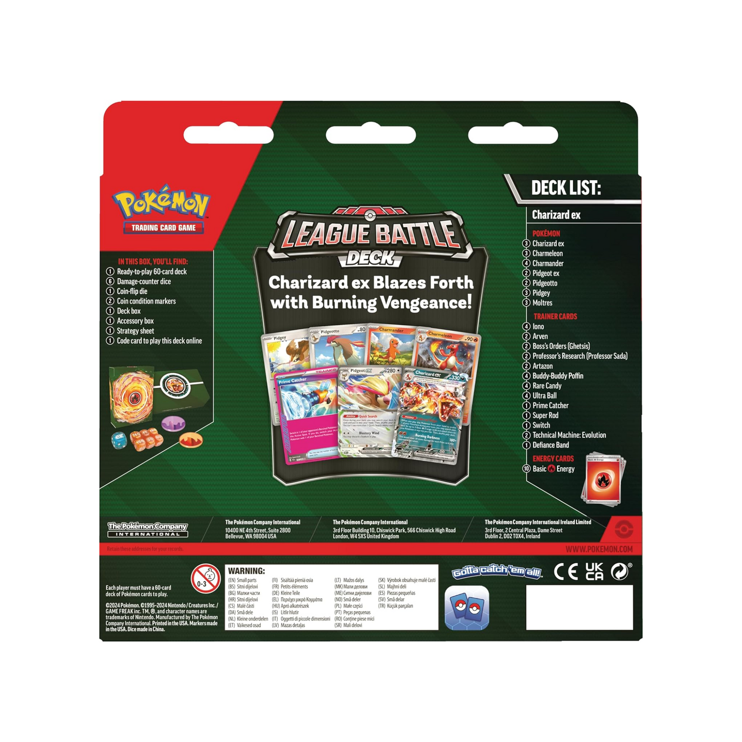 Pokemon - Charizard EX Battle League Deck