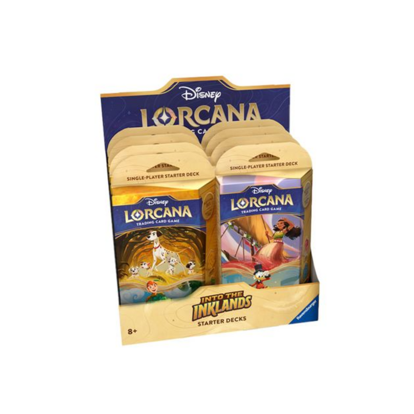 Lorcana: Into The Inklands - Starter Deck En Ingles 8 Pack