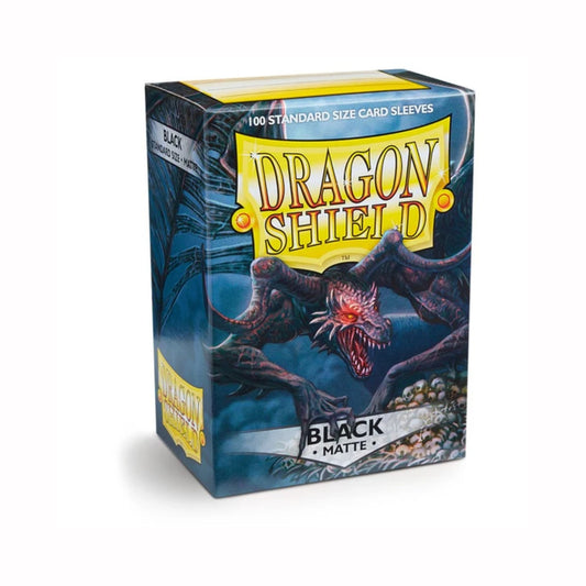 Mica Dragon Shield Black Matte 100pz Standard Size