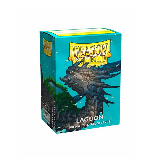 Mica Dragon Shield Lagoon Matte 100pz Standard Size