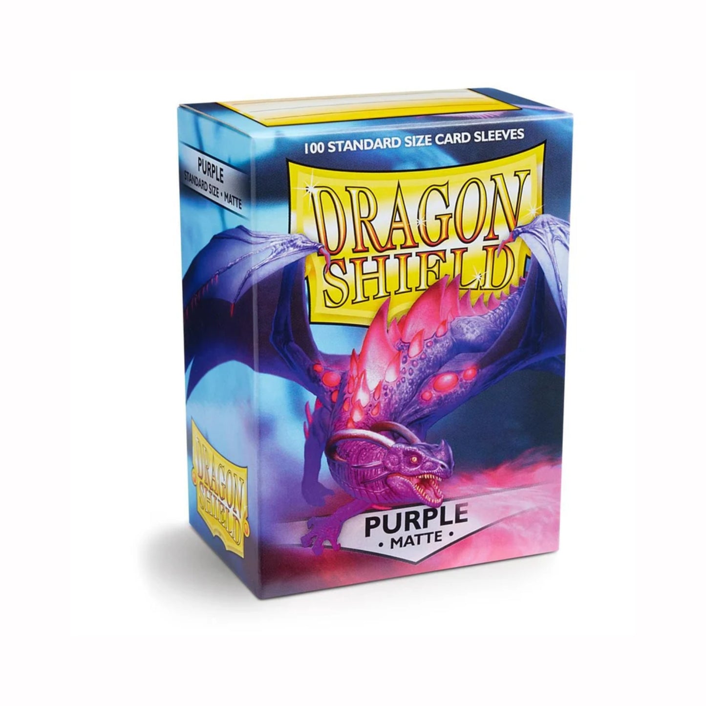 Mica Dragon Shield Purple Matte 100pz Standard Size