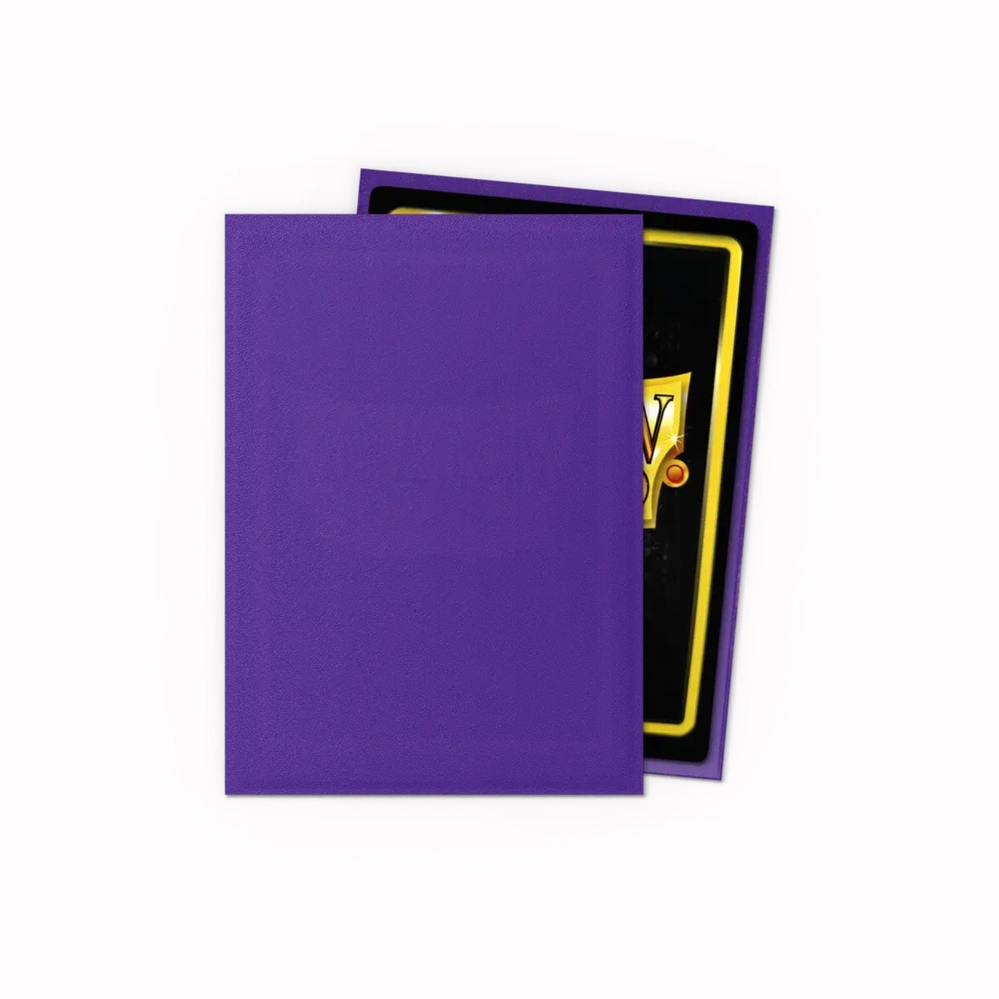 Mica Dragon Shield Purple Matte 100pz Standard Size